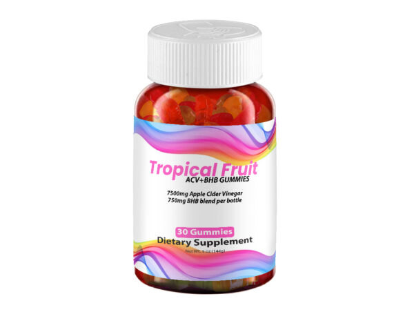 Tropical Fruit ACV+BHB Gummies - 1 Bottle